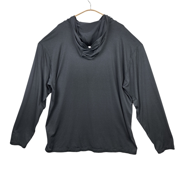 Rhoback Men's 3XL Blitz Tech Hooded Performance Long Sleeve Black - Picture 3 of 9